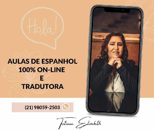 Professora de espanhol nativa e formada